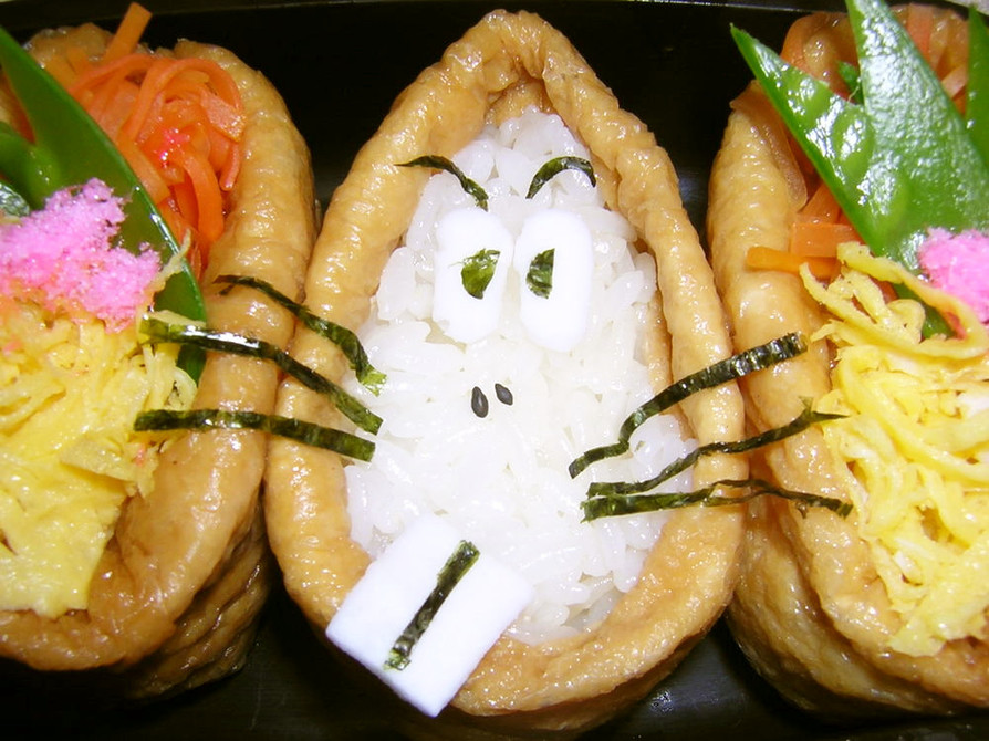 お弁当・稲荷寿司でねずみ男♪の画像
