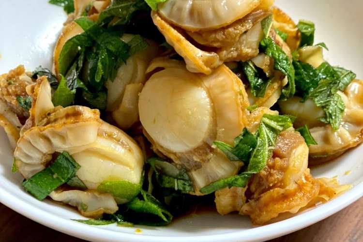 簡単 ボイルほたてのわさび醤油和え レシピ 作り方 By かなおと クックパッド