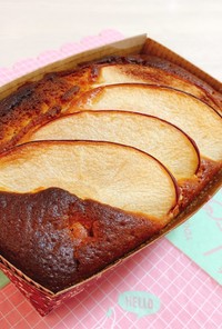 簡単キャラメルりんごのパウンドケーキ