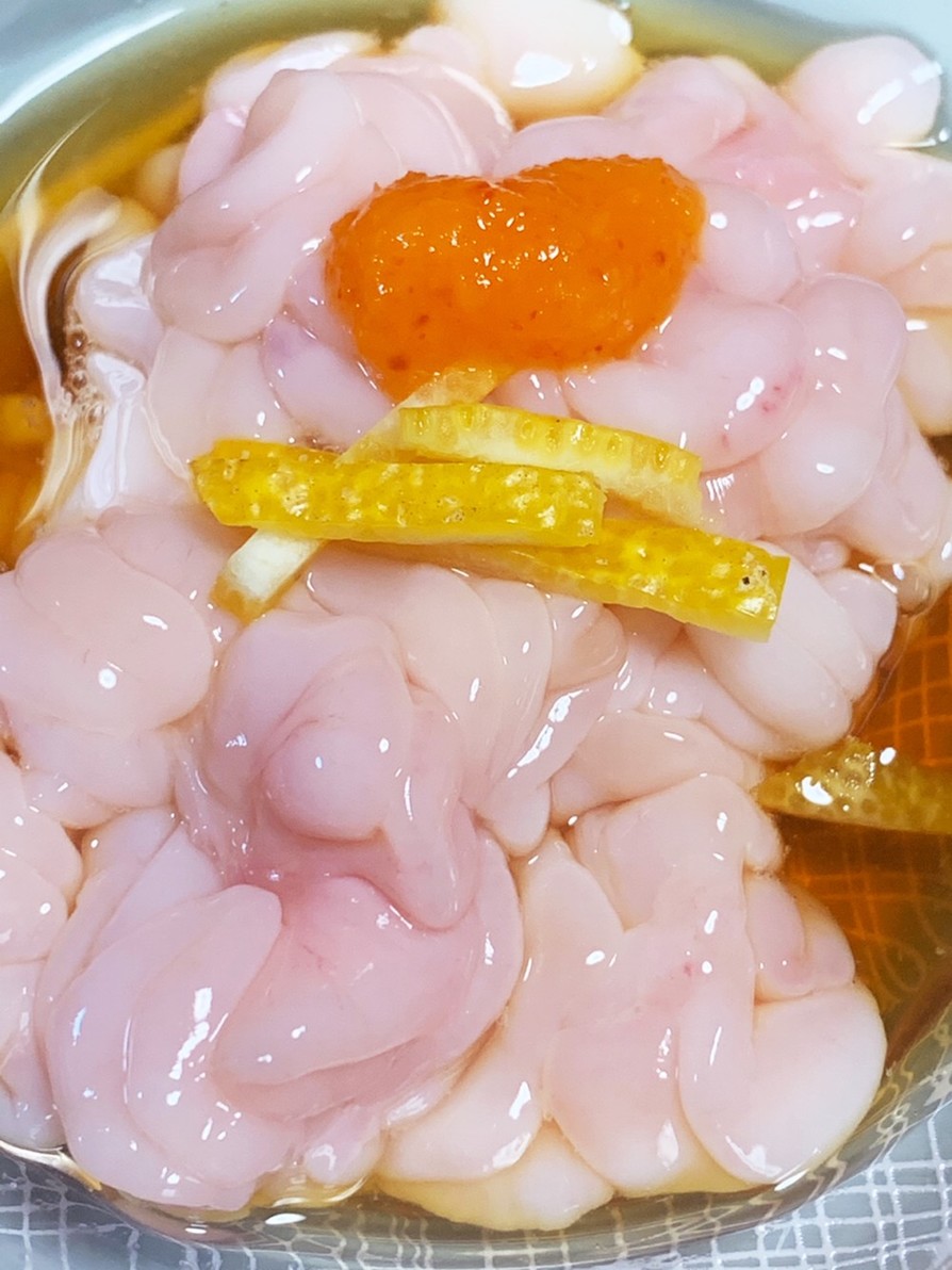 【珍味】生白子の白子酢(鱈)の画像