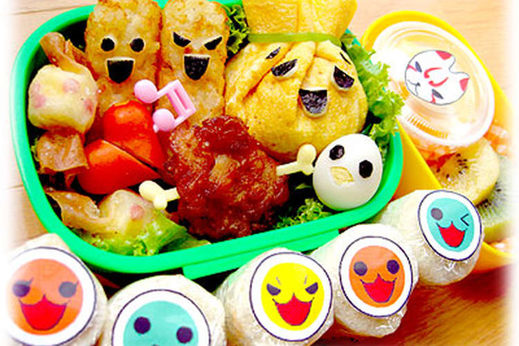 キャラ弁 太鼓の達人 レシピ 作り方 By ゴンザレスちみみ クックパッド 簡単おいしいみんなのレシピが359万品
