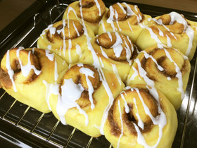 砂糖不使用のシナモン渦巻きパンのレシピ