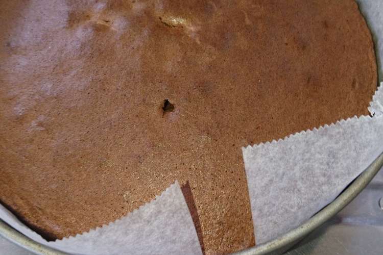 チョコスポンジケーキ レシピ 作り方 By スーパープラネット クックパッド
