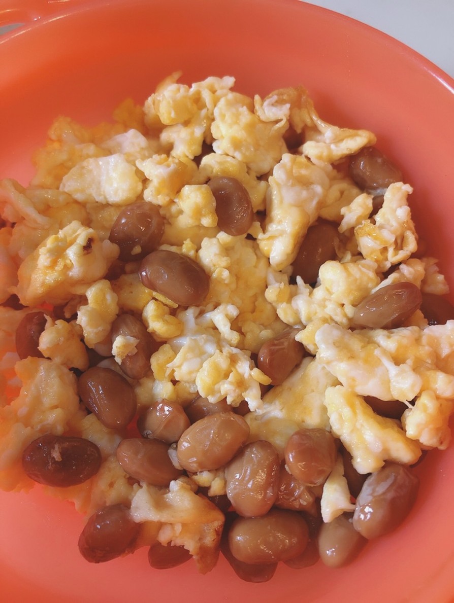 納豆卵焼き　離乳食　フライパン１つの画像