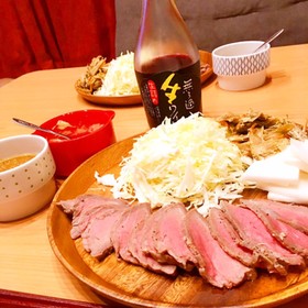塩麹で柔らかローストビーフ