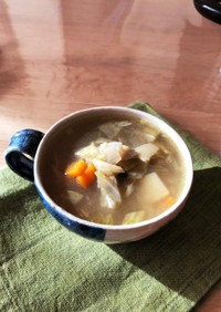 風邪、胃腸炎に✻具沢山スープ