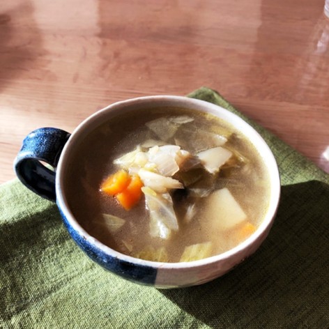 風邪、胃腸炎に✻具沢山スープ