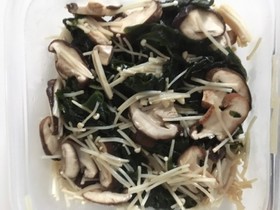 わかめときのこポン酢♡レンジですぐ副菜
