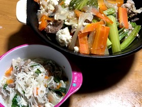 子供と一緒に具沢山素麺♪