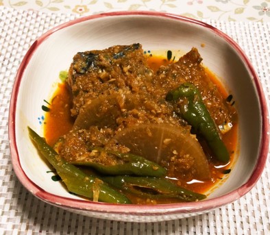 鯖の韓国風味噌煮の写真