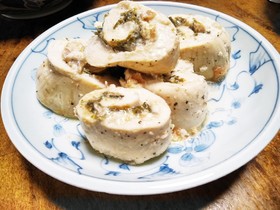 鶏ささみ 梅マヨのり巻き