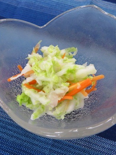 白菜のコールスローサラダの写真