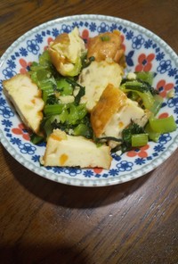 簡単・美味！小松菜と練りものの小鉢