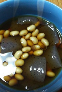 簡単☆大豆とこんにゃくの煮物