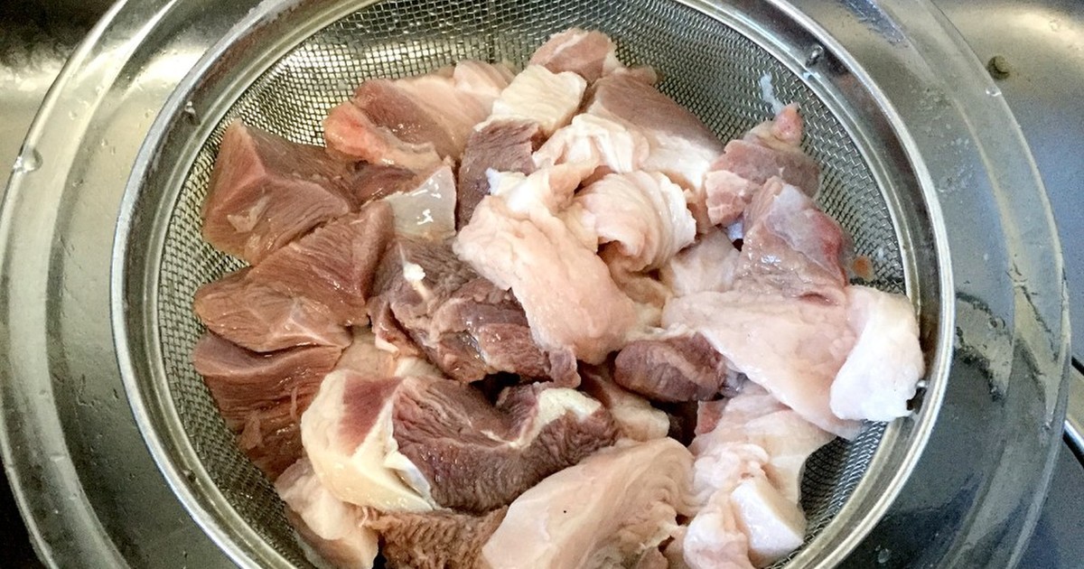 冷凍 猪肉 の 処理