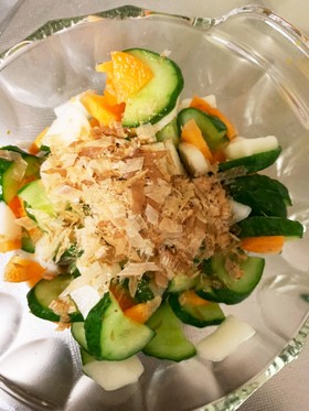 少量でもすぐできるかぶのゆず風味浅漬け