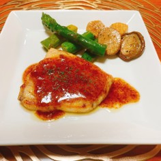 カジキマグロのマスタードレモンソテー☆★