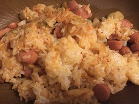 キムチチャーハン??笑