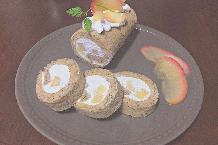 スクエア型で 紅茶とりんごのロールケーキ レシピ 作り方 By Kana Mimi クックパッド