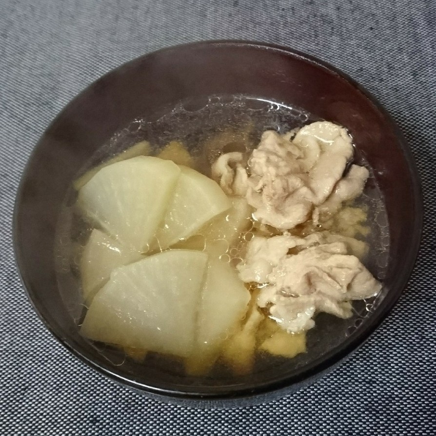 〈適量レシピ〉豚ロースと大根の生姜汁の画像