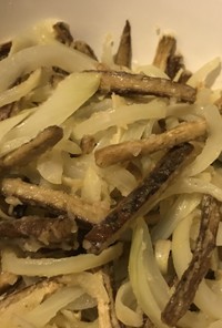 電子レンジで簡単！ゴボウと玉ねぎの唐揚げ