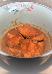 簡単にできる豚バラ肉の味噌煮