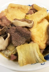 白菜と牛肉のうま煮