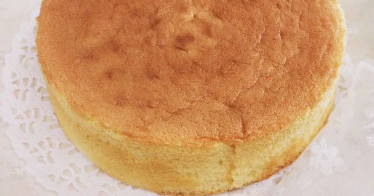 しっとりふわふわスポンジケーキ 共立て レシピ 作り方 By 4児男子母さんの台所 クックパッド