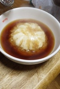 肉まんの中華スープ漬け（ワンタン麺風）
