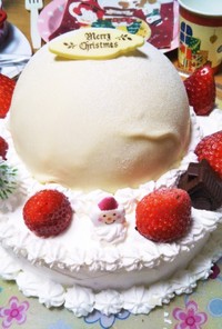 ☆クリスマス☆デコレーションドームケーキ