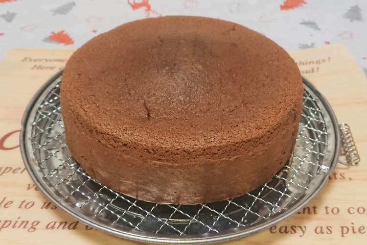 デコレーションケーキ用ココアスポンジ レシピ 作り方 By 胡桃 Typer クックパッド