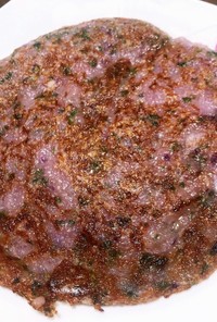磯の香り♫紫山芋のカリふわ焼き