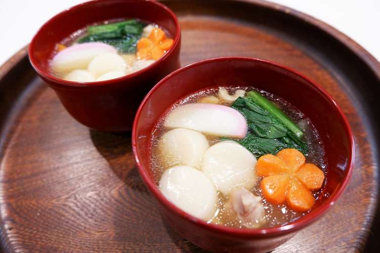 うすぎり白玉で簡単お雑煮 関東風 レシピ 作り方 By みたけ食品 クックパッド