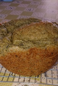 里芋とほうれん草のパン