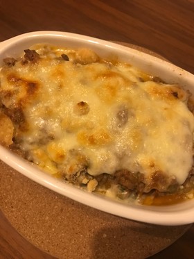 厚揚げの坦々風オーブン焼き