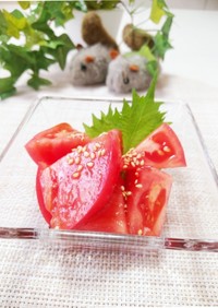 かんたん☆トマトの中華風サラダ