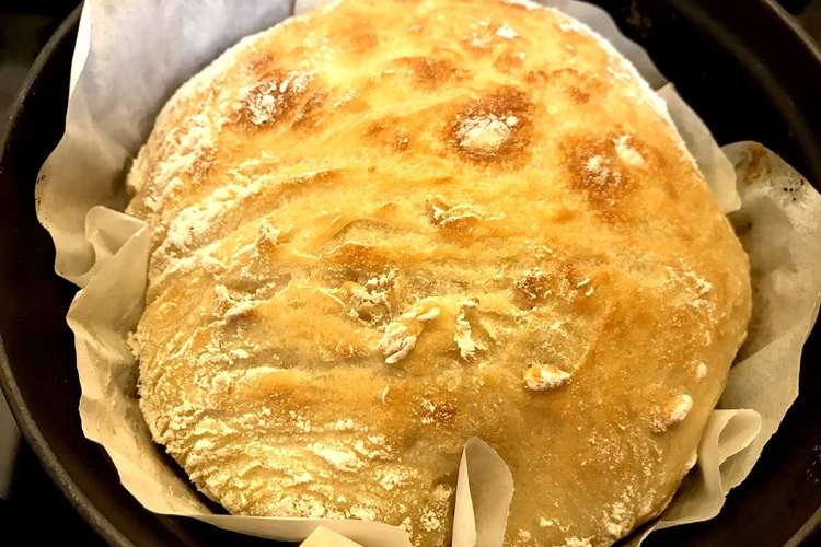 ストウブで捏ねないパン レシピ 作り方 By おやつのおと クックパッド 簡単おいしいみんなのレシピが352万品