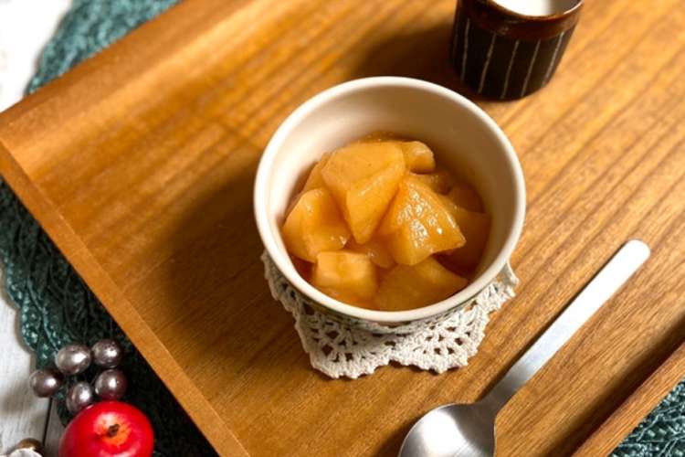 林檎のシナモン煮の 牛乳かけスイーツ レシピ 作り方 By サヤスカマカン クックパッド 簡単おいしいみんなのレシピが352万品