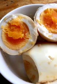シンプル☆ゆで卵の醤油麹漬け