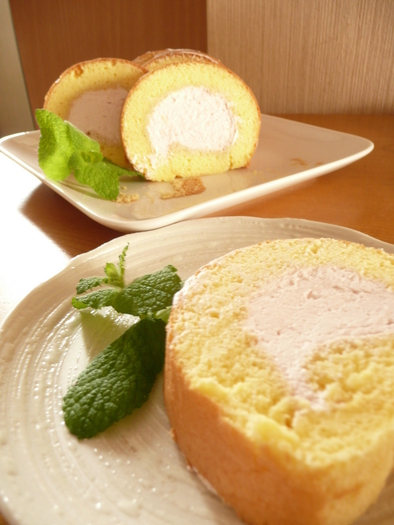 米粉ロールケーキの写真