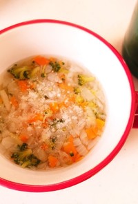 【離乳食】後期☆具だくさん野菜スープ