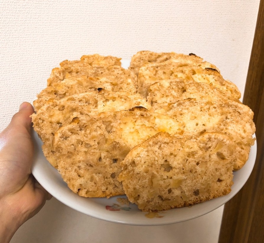 クリームチーズとりんごのパウンドケーキの画像