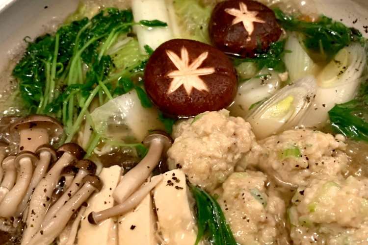 お鍋に 豚肉のつくね レシピ 作り方 By Mu Min クックパッド 簡単おいしいみんなのレシピが354万品