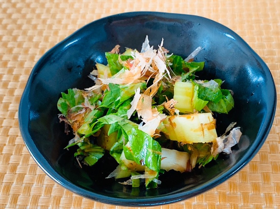 ポン酢で簡単♫ セロリのおかかサラダの画像