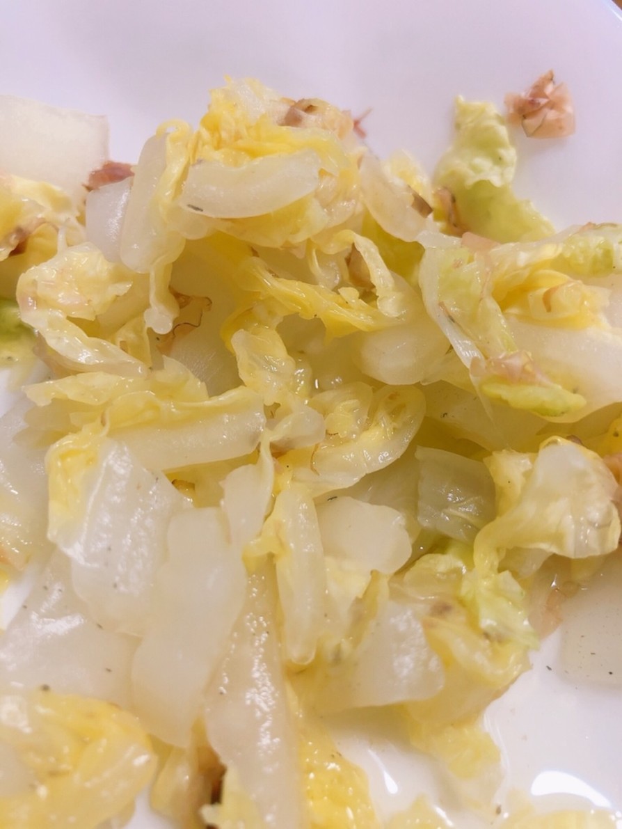 【超絶簡単】白菜の箸休め(ノンオイル)の画像