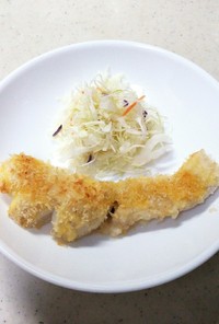 白身魚のタルタルパン粉焼き