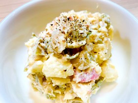 セブンの材料だけで!ザーサイポテサラ