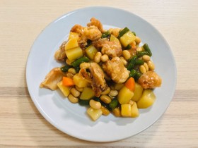 幼児も食べられる!五目あんかけカレー炒め