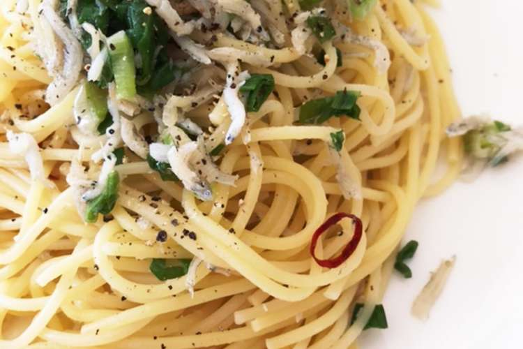 ごま油香る しらすとネギのパスタ レシピ 作り方 By あさままさらだ クックパッド 簡単おいしいみんなのレシピが352万品