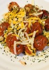 サッと作る●プチトマトと玉子のバジル炒め